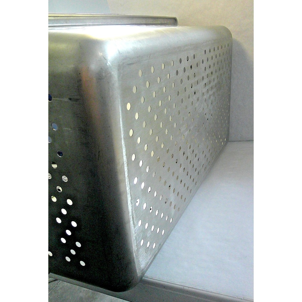 USED GREAT CONDITION Steam Table Pan - Perforated Full Size 6"Hx11.75Wx21D‎